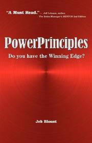 Cover of: PowerPrinciples | Jeb Blount