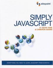 Cover of: Simply JavaScript