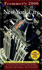 Cover of: Frommer's New York City 2000