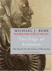 Cover of: The Edge of Evolution by Michael J. Behe