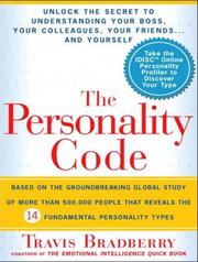 Cover of: The Personality Code by Travis Bradberry