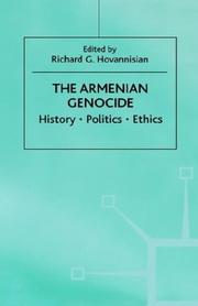 Cover of: The Armenian Genocide by Richard G. Hovannisian