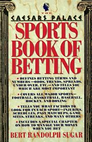 Cover of: The Caesar's Palace sports book of betting
