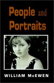 Cover of: People and Portraits