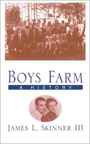 Cover of: Boys Farm by James L. Skinner