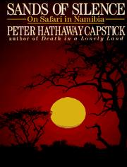 Cover of: Sands of silence by Peter Capstick, Peter Capstick