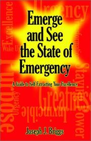 Cover of: Emerge and See the State of Emergency by Joseph J. Briggs