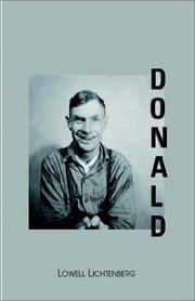 Cover of: Donald by Lowell Lichtenberg