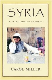 Cover of: Syria: A Selection of Reports