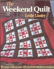 Cover of: The weekend quilt by Leslie Linsley