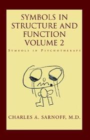 Cover of: Symbols in Structure and Function, Vol. 2 by Charles A. Sarnoff, Charles A. Sarnoff