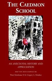 Cover of: The Caedmon School: An Anecdotal History and Appreciation