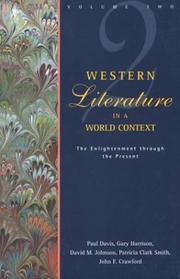 Cover of: Western literature in a world context