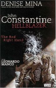 Cover of: Hellblazer: The Red Right Hand (Hellblazer (Graphic Novels))