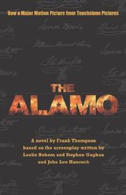 Cover of: ALAMO, THE by Frank Thompson