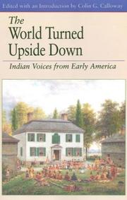 Cover of: The World Turned Upside Down by Colin G. Calloway