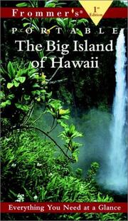 Cover of: Frommer's Portable the Big Island of Hawaii (Frommer's Portable Big Island of Hawaii)