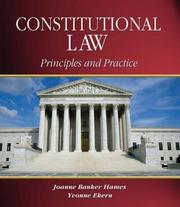 Cover of: Constitutional Law: Principles and Practice (West Legal Studies)