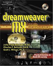 Cover of: Dreamweaver MX by Julia Pryor Belinski