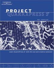Cover of: Project QuarkXPress 5 (Project (Delmar)) | Nat Gertler