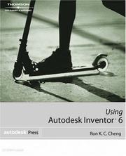 Cover of: Using Autodesk Inventor 6