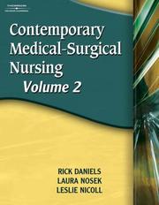 Cover of: Contemporary Medical-Surgical Nursing, Volume 2 by Rick Daniels, Laura Nosek, Leslie H. Nicoll