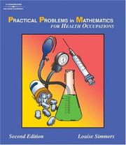 Cover of: Practical Problems in Math for Health Occupations (Delmar's Practical Problems in Mathematics Series)