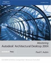 Cover of: Mastering Autodesk Architectural Desktop 2004