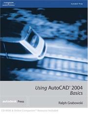 Cover of: Using AutoCAD 2004: basics
