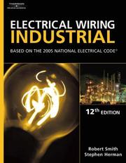 Cover of: Electrical wiring, industrial by Smith, Robert L.