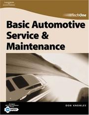 Cover of: TechOne: Basic Automotive Service & Maintenance (Techone)