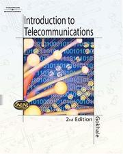 Cover of: Introduction to Telecommunications by Anu Gokhale