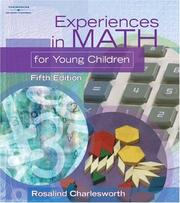 Cover of: Experiences in Math for Young Children by Rosalind Charlesworth, Rosalind Charlesworth