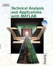 Cover of: Technical analysis and applications with MATLAB by William D. Stanley