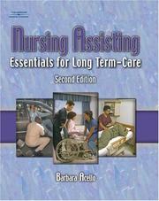Cover of: Workbook to Accompany Nursing Assisting by Barbara Acello