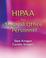 Cover of: HIPAA for Medical Office Personnel