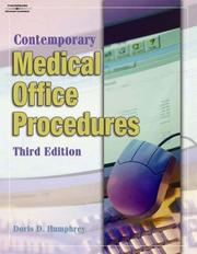 Cover of: Student Workbook To Accompany Contemporary Medical Office Procedures