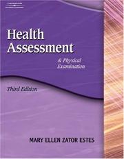 Cover of: Health Assessment & Physical Examination by Mary Ellen Zator Estes