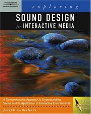 Cover of: Exploring Sound Design for Interactive Media (Design Exploration Series)