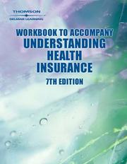 Cover of: Workbook to Accompany Understanding Health Insurance