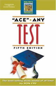 Cover of: "Ace" any test by Ronald W. Fry