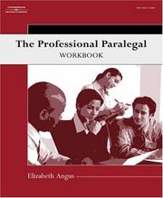 The Professional Paralegal Workbook by Elizabeth Angus