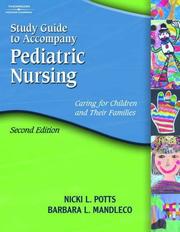 Cover of: Study Gde-Pediatric Nursing 2e