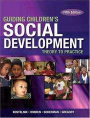 Cover of: Guiding Children's Social Development