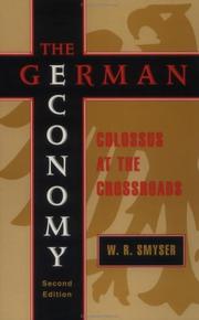 Cover of: The German economy by W. R. Smyser