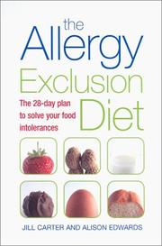 Cover of: Allergy Exclusion Diet