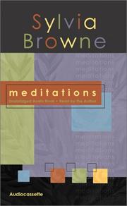 Cover of: Meditations (2-audio-tape set)
