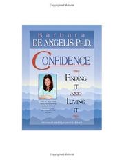 Cover of: Confidence by Barbara De Angelis