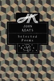 Cover of: Selected poems by John Keats
