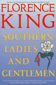 Cover of: Southern ladies and gentlemen by Florence King